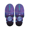 Dark Cancer Zodiac Sign Print Slippers