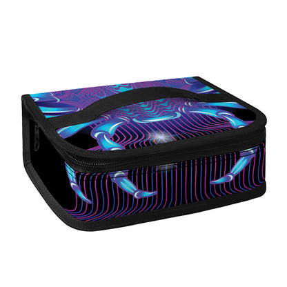 Dark Cancer Zodiac Sign Print Small Lunch Bag