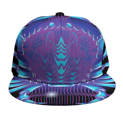 Dark Cancer Zodiac Sign Print Snapback Cap