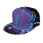 Dark Cancer Zodiac Sign Print Snapback Cap