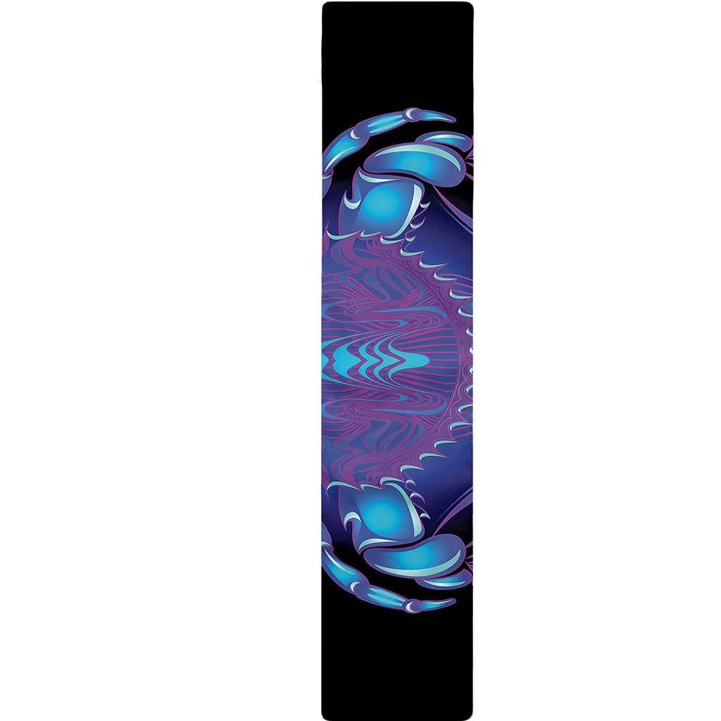 Dark Cancer Zodiac Sign Print Table Runner