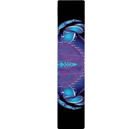 Dark Cancer Zodiac Sign Print Table Runner
