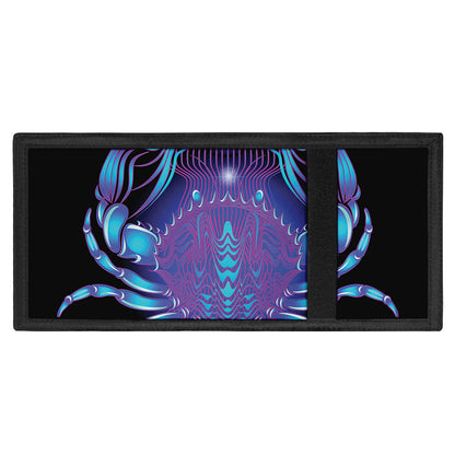 Dark Cancer Zodiac Sign Print Trifold Wallet