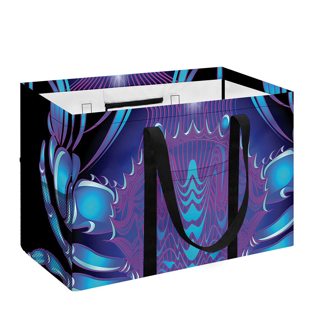 Dark Cancer Zodiac Sign Print Utility Tote Bag