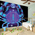 Dark Cancer Zodiac Sign Print Wall Sticker