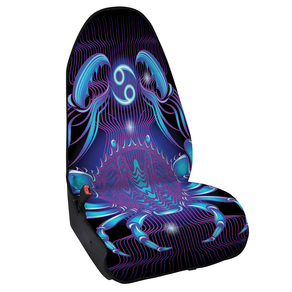Dark Cancer Zodiac Sign Print Waterproof Car Seat Cover