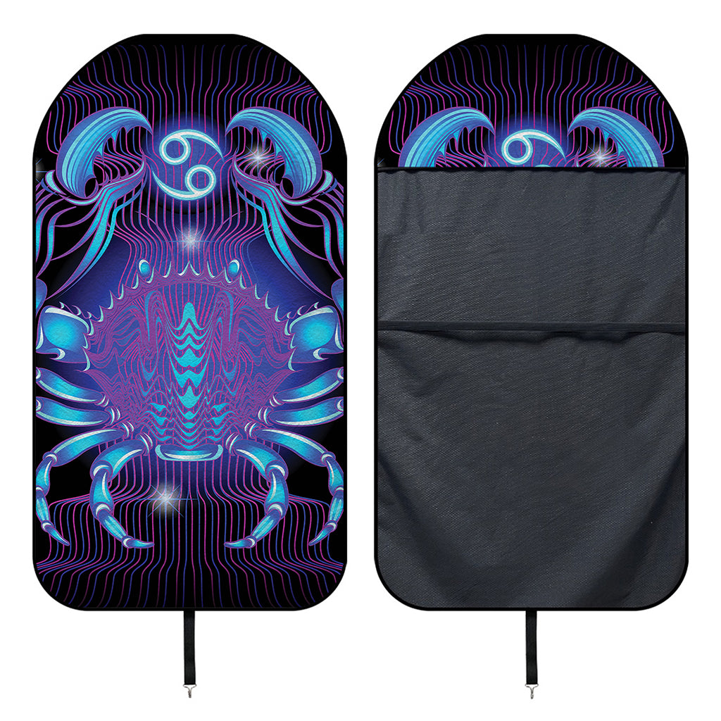 Dark Cancer Zodiac Sign Print Waterproof Car Seat Cover