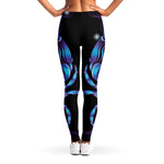 Dark Cancer Zodiac Sign Print Women's Leggings