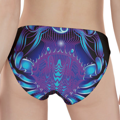 Dark Cancer Zodiac Sign Print Women's Panties