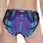 Dark Cancer Zodiac Sign Print Women's Panties