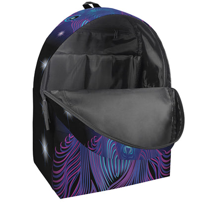 Dark Capricorn Zodiac Sign Print Backpack
