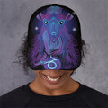 Dark Capricorn Zodiac Sign Print Baseball Cap