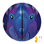 Dark Capricorn Zodiac Sign Print Basketball