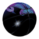 Dark Capricorn Zodiac Sign Print Basketball