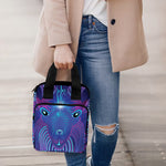 Dark Capricorn Zodiac Sign Print Bible Tote Bag