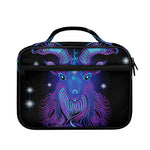 Dark Capricorn Zodiac Sign Print Briefcase Bible Bag