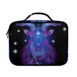Dark Capricorn Zodiac Sign Print Briefcase Bible Bag