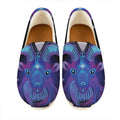 Dark Capricorn Zodiac Sign Print Casual Shoes