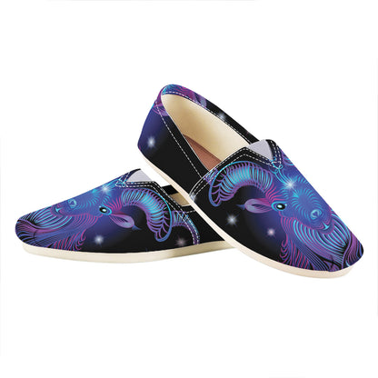 Dark Capricorn Zodiac Sign Print Casual Shoes