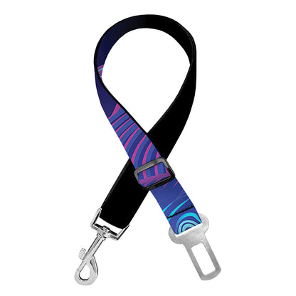 Dark Capricorn Zodiac Sign Print Dog Seat Belt