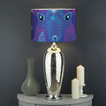 Dark Capricorn Zodiac Sign Print Drum Lamp Shade