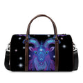 Dark Capricorn Zodiac Sign Print Duffel Bag