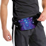 Dark Capricorn Zodiac Sign Print Fanny Pack