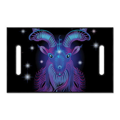 Dark Capricorn Zodiac Sign Print Golf Cart Seat Cover