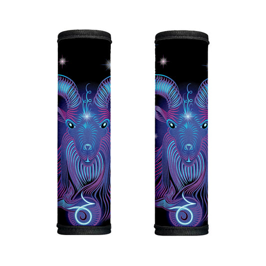 Dark Capricorn Zodiac Sign Print Handle Covers