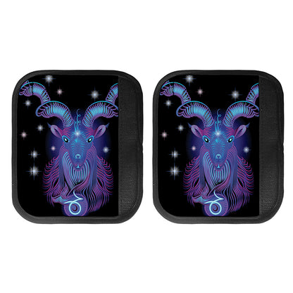 Dark Capricorn Zodiac Sign Print Handle Covers