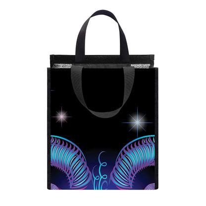 Dark Capricorn Zodiac Sign Print Insulated Lunch Tote