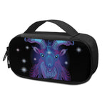 Dark Capricorn Zodiac Sign Print Insulin Cooler Travel Case