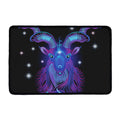 Dark Capricorn Zodiac Sign Print Kitchen Mat