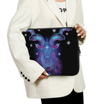 Dark Capricorn Zodiac Sign Print Laptop Sleeve