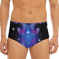 Dark Capricorn Zodiac Sign Print Men's Triangle Swim Briefs