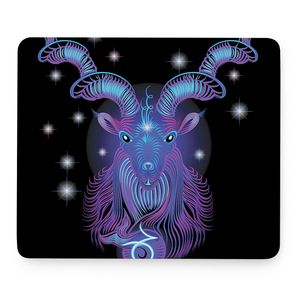 Dark Capricorn Zodiac Sign Print Mouse Pad