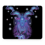 Dark Capricorn Zodiac Sign Print Mouse Pad