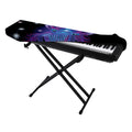 Dark Capricorn Zodiac Sign Print Piano Keyboard Cover