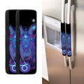 Dark Capricorn Zodiac Sign Print Refrigerator Handle Covers