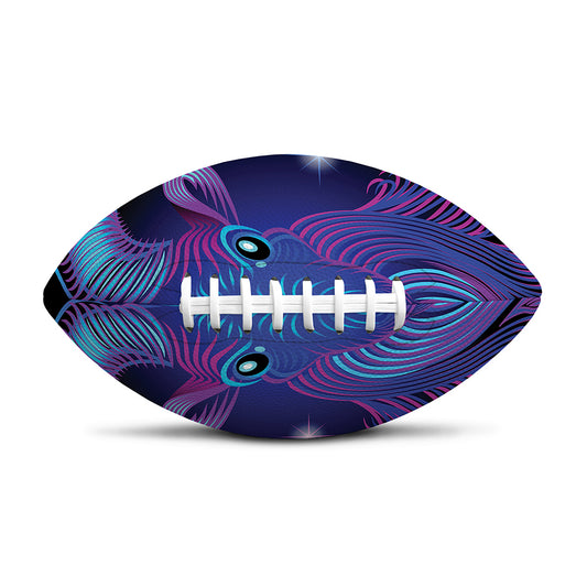 Dark Capricorn Zodiac Sign Print Rugby Ball