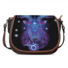 Dark Capricorn Zodiac Sign Print Saddle Bag