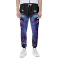 Dark Capricorn Zodiac Sign Print Joggers