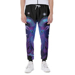 Dark Capricorn Zodiac Sign Print Scuba Joggers