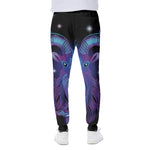 Dark Capricorn Zodiac Sign Print Scuba Joggers
