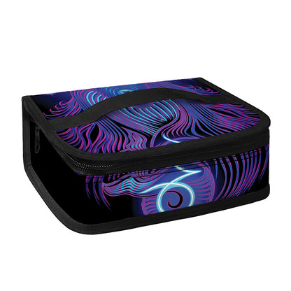 Dark Capricorn Zodiac Sign Print Small Lunch Bag