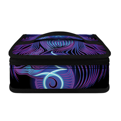 Dark Capricorn Zodiac Sign Print Small Lunch Bag