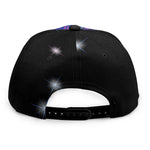 Dark Capricorn Zodiac Sign Print Snapback Cap