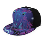 Dark Capricorn Zodiac Sign Print Snapback Cap