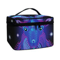 Dark Capricorn Zodiac Sign Print Travel Makeup Bag