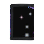 Dark Capricorn Zodiac Sign Print Trifold Wallet